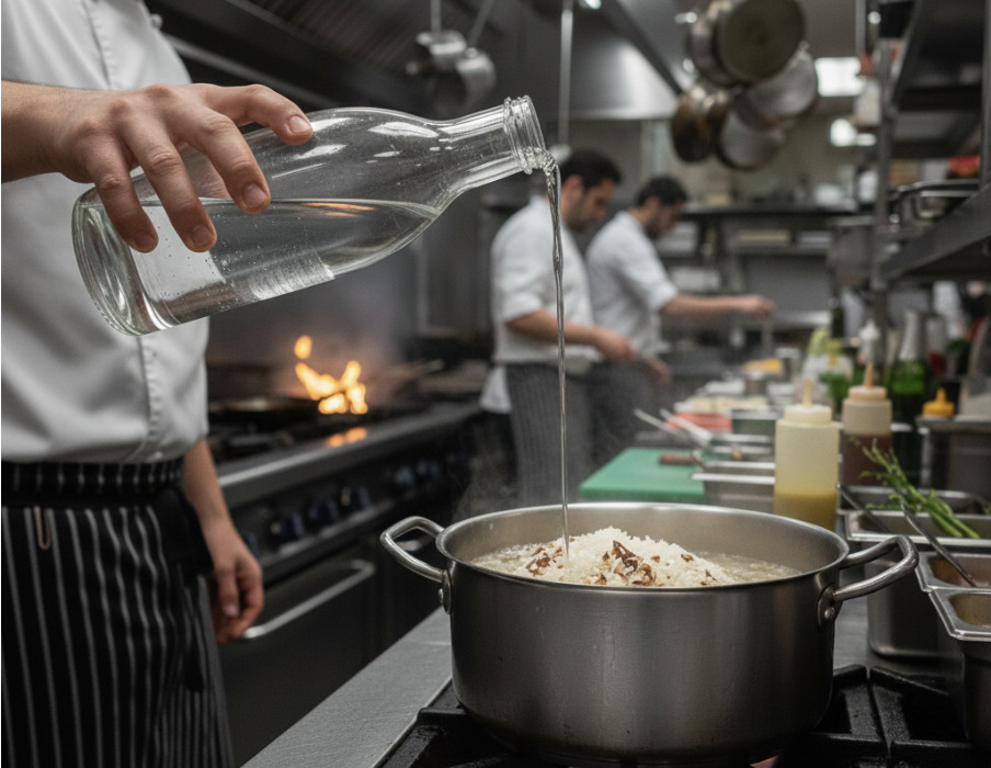 ¿Cuál es el mejor agua para cocinar?